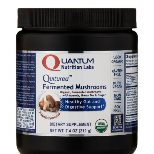 Quantum Nutrition Labs Qultured Fermented Mushrooms - 7.4 oz (210 Grams)