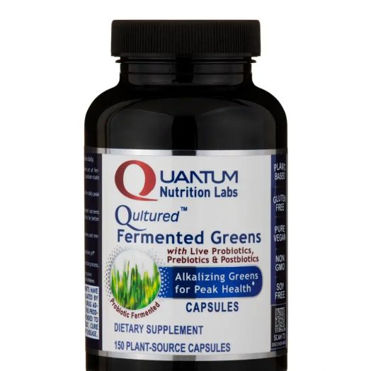 Quantum Nutrition Labs Qultured Fermented Greens - 150 Plant-Source Capsules
