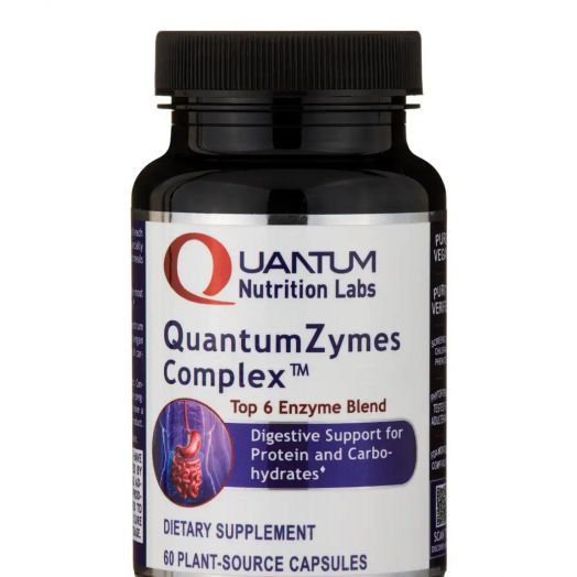 Quantum Nutrition Labs QuantumZymes Complex - 60 Plant-Source Capsules
