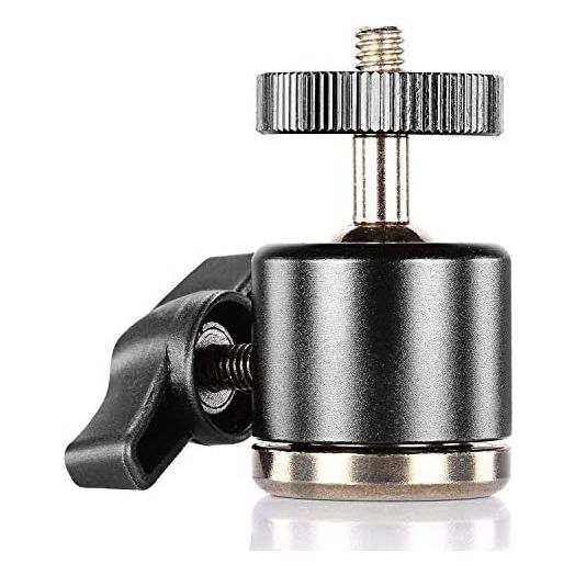 Neewer® Aluminum Alloy 360 Degree Rotating Swivel Mini Ball Head with 1/4" 3/8" Thread Base Mount for DSLR Camera Like Canon,Nikon,Sony/Camcorder/iPhone 6s/6/5S/5/4S/4,Gopro HD Hero 1/2/3/3+/4