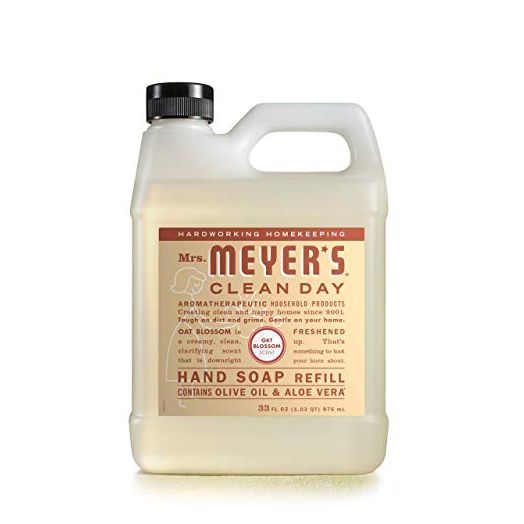 Mrs. Meyer's Clean Day Liquid Hand Soap Refill, Oat Blossom, 33 Ounce (Pack of 1)