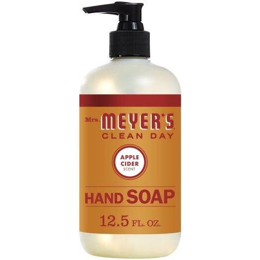 Mrs. Meyer's Clean Day Liquid Hand Soap, Apple Cider Scent, 12.5 Ounce Bottle