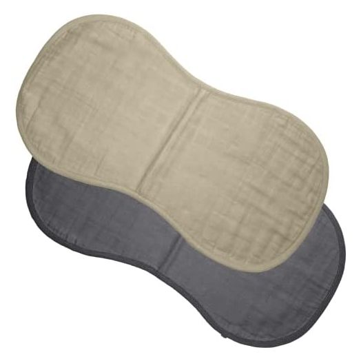 MOZAH Organic Muslin Burp Cloths - 100% Organic Burping Cloths for Babies and Baby Rags or Burp Cloths Baby Boy