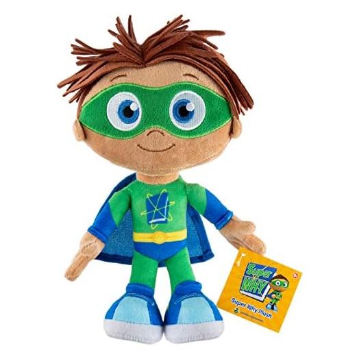 Mighty Mojo Super Why Plush - Super Why Whyatt 10 Inch Plush Toy Doll - Officially Licensed PBS Educational Toy for Children