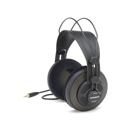 Samson Technologies SR850 Semi Open-Back Studio Reference Headphones, Black