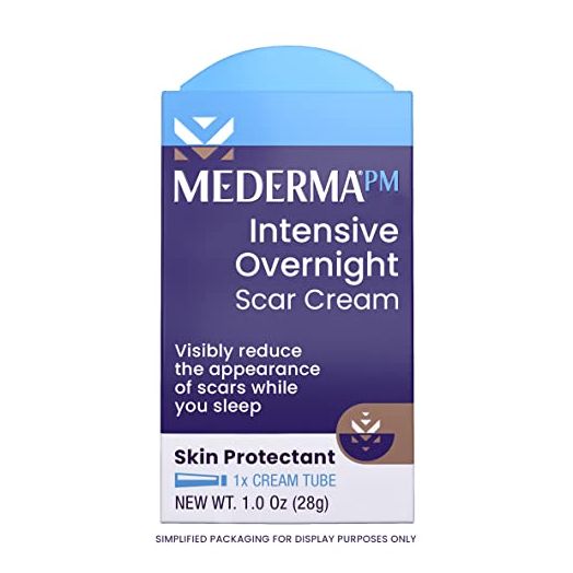 Mederma PM Intensive Overnight Scar Cream - Advanced Scar Treatment that Works with Skin's Nighttime Regenerative Activity - 1.0 oz (28g)