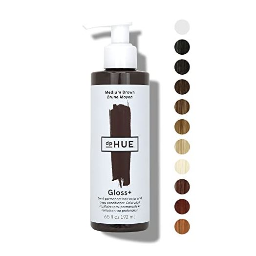 dpHUE Gloss+ Medium Brown Semi-Permanent Hair Color & Conditioner, 6.5 oz