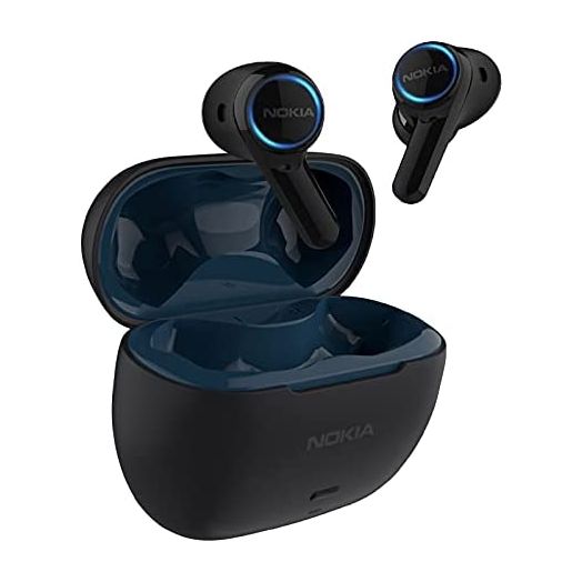 Nokia Clarity Earbuds Pro Wireless Active Noise Canceling Earbuds - Bluetooth 5.2, Dual Mics, Ambient Mode, Low Latency, LED Call Indicator Light, IPX4, Up 35 Hours of ANC Playback with Charging Case