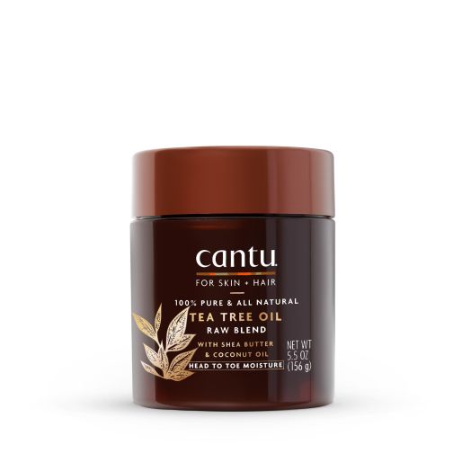 Cantu Calming Raw Blend for Skin & Hair, Tea Tree Oil with Shea Butter and Coconut Oil, 5.5 oz