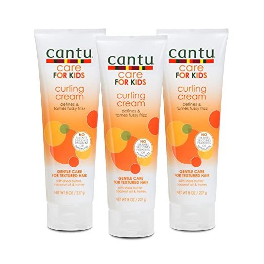 Cantu Care for Kids Curling Cream, 8 Ounce (Pack of 3)