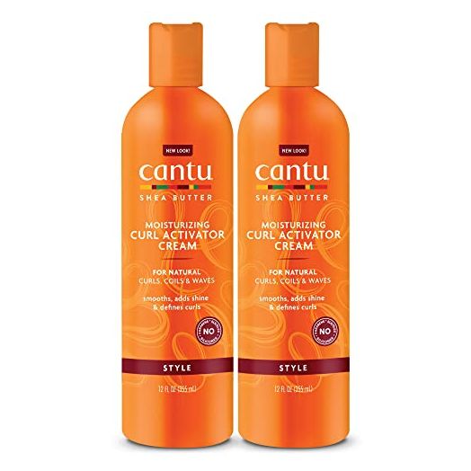Cantu Moisturizing Curl Activator Cream with Shea Butter, 12 fl oz (Pack of 2)