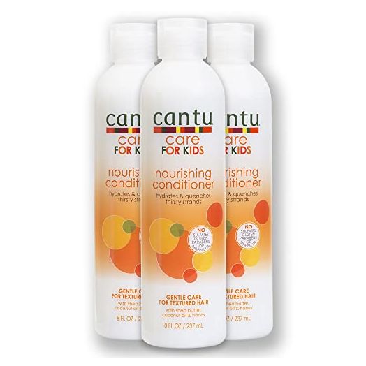 Cantu Care for Kids Nourishing Conditioner with Pure Shea Butter, 8 oz (Packaging May Vary) (Pack of 3)