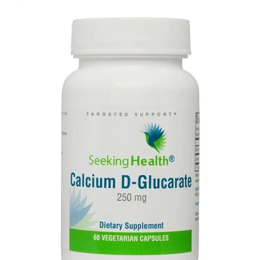Seeking Health Calcium D-Glucarate 250 mg - 60 Vegetarian Capsules