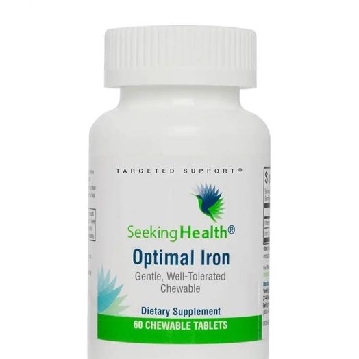 Seeking Health Optimal Iron - 60 Chewable Tablets