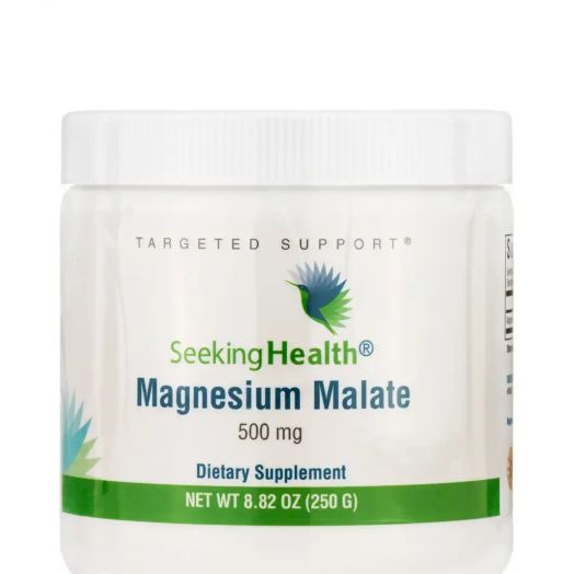 Seeking Health Magnesium Malate 500 mg - 8.8 oz (250 Grams)