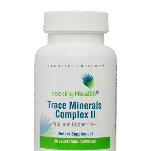 Seeking Health Trace Minerals Complex II (Iron and Copper Free) - 30 Vegetarian Capsules