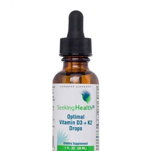 Seeking Health Optimal Vitamin D3 + K2 Drops - 1 fl. oz (30 ml)