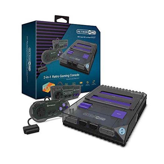 Hyperkin RetroN 2 HD Gaming Console for NES/Super NES/Super Famicom(Space Black)
