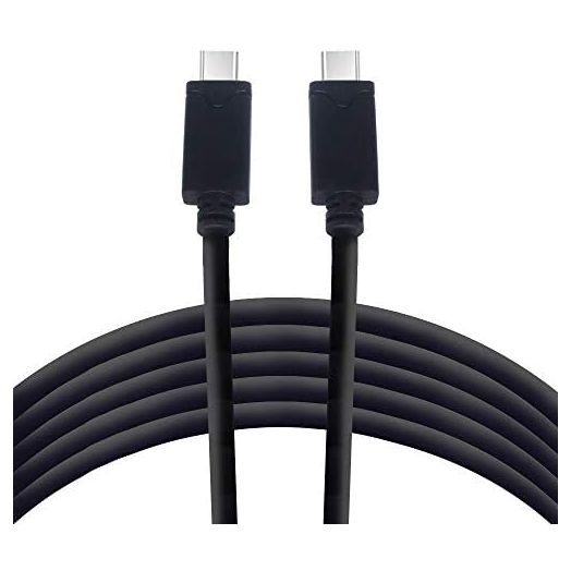 Vebner 20ft USB C to USB C Cable - Extra Long USB Type C - Compatible with Samsung, iPad Pro, Android Devices, Camera Tethering and More (Black)
