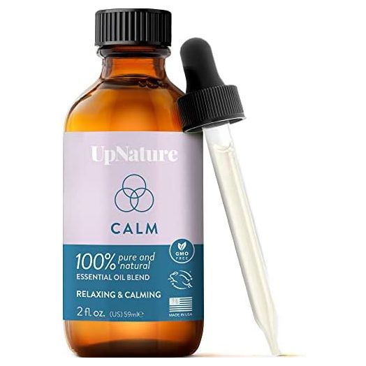 Calm Essential Oil Blend 2 oz - Stress Relief Relaxation Gifts for Women - Calm Sleep, Destress Aromatherapy Oils with Peppermint Oil, Ginger Oil – Undiluted, Therapeutic Grade