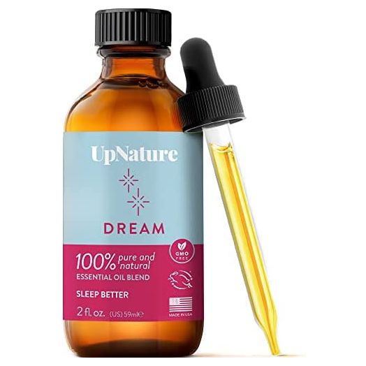 Dream Essential Oil 2 OZ – Sleep Peacefully, Soothing Scent, Calming, Serenity, Good Night Sleep - Therapeutic Grade, Undiluted, Non-GMO, Aromatherapy with Dropper