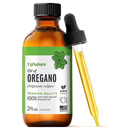 UpNature Oregano Essential Oil - 100% Natural & Pure ,Undiluted, Premium Quality Aromatherapy Oil of Oregano Liquid - Supports Healthy System, Skin & Nails, Digestion & Respiratory Relief, 2oz