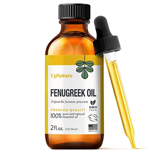 Fenugreek Oil 2oz - 100% Natural & Pure Fenugreek Oil for Hair Growth ,Skin Health & Improves Digestion-- Fenugreek Seed Extract Carrier Oils for Essential Oils- Therapeutic Grade, Premium Quality