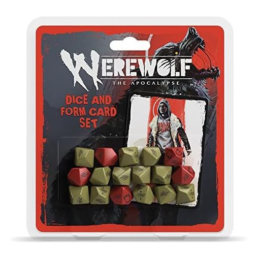 Renegade Game Studios Werewolf: The Apocalypse 5th Edition Dice & Card Set