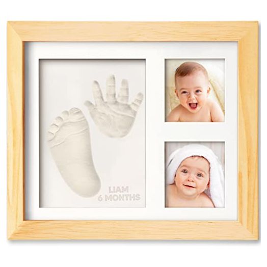 Baby Hand and Footprint Kit - Baby Footprint Kit - Baby Keepsake - Baby Shower Gifts for Mom - Baby Picture Frame for Baby Registry Boys,Girls