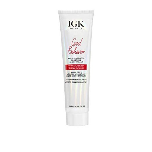 IGK GOOD BEHAVIOR Spirulina Protein Smoothing Blowout Balm, 5 fl. oz.