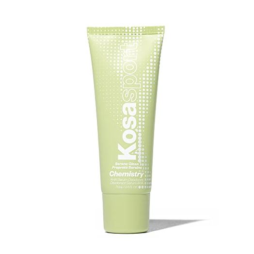 Kosas Chemistry Deodorant | BO-Fighting AHA Serum, Nourishing and Stain-Free, (Serene Clean)