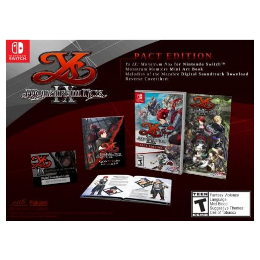 Ys IX: Monstrom NOX - Pact Edition - Nintendo Switch