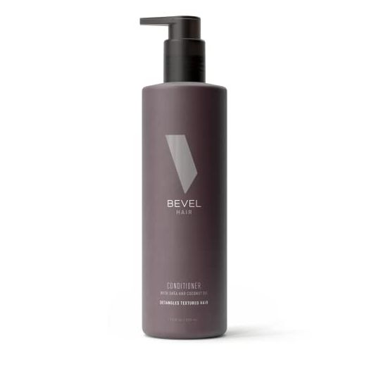 Bevel Hair Conditioner for Men, Coconut Oil and Shea Butter, 12 oz