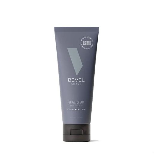 Shaving Cream for Men by Bevel - Vitamin E & Aloe-Vera-Based Moisturizing Shave Cream, 4.0 fl. oz.