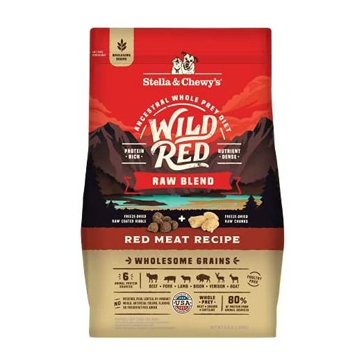 Stella & Chewy's Wild Red Raw Coated Kibble Dry Dog Food