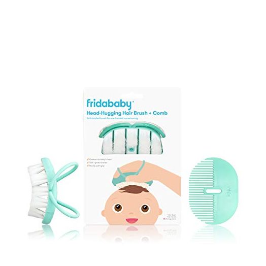 FridaBaby Infant Head-Hugging Hairbrush + Styling Comb Set, from The Makers of NoseFrida