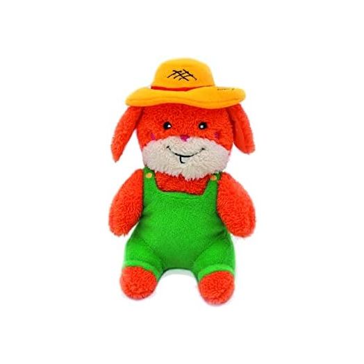 ZippyPaws - Cheeky Chumz Super Soft Squeaker Plush Dog Toy with Unique Sound - Garrett The Gardener