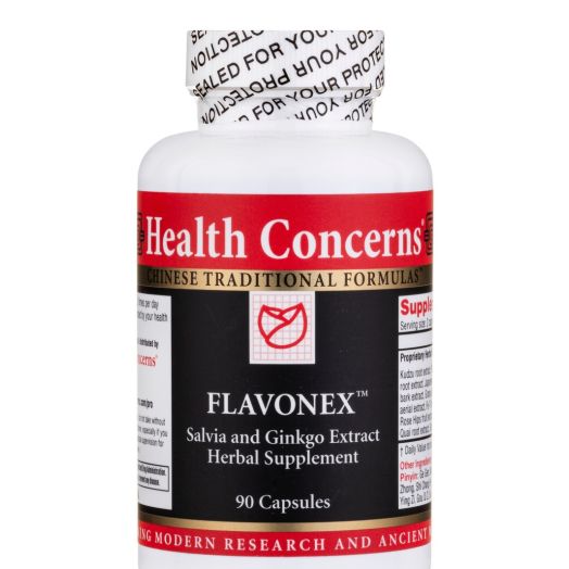 Health Concerns Flavonex (Salvia and Ginseng Extract Herbal Supplement) - 90 Capsules