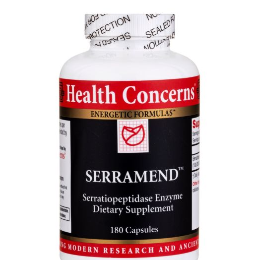 Health Concerns Serramend (Serratiopeptidase Enzyme Dietary Supplement) - 180 Capsules