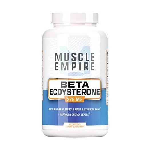 Beta-Ecdysterone Capsules - Lean Muscle Building & Strength Gains - 60 Count - Muscle Empire