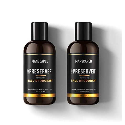 MANSCAPED The Crop Preserver, Anti-Chafing Men's Ball Deodorant, 4oz (2-Pack)