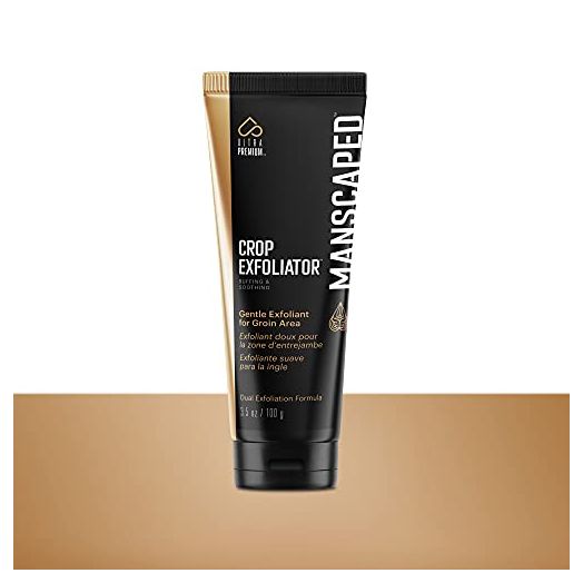MANSCAPED™ Crop Exfoliator™ Gentle Groin Exfoliant Scrub to Soothe and Clear the Skin, Vegan, Cruelty-Free (3.5 oz)