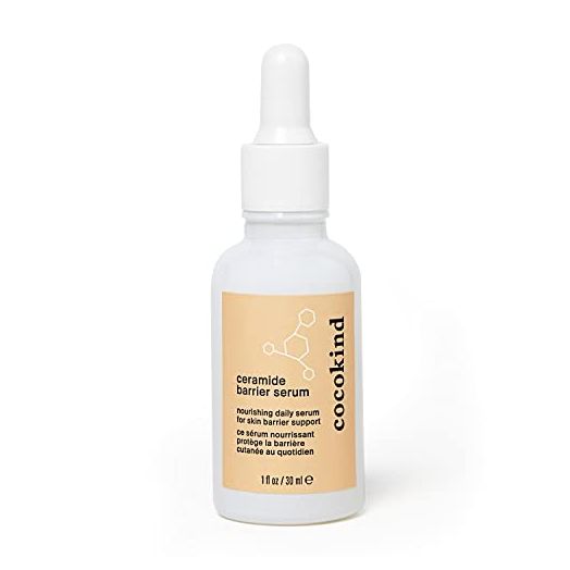 Cocokind Ceramide Barrier Serum, Face Serum with Squalane, Ceramide, and Lactic Acid, Hydrating Face Moisturizer