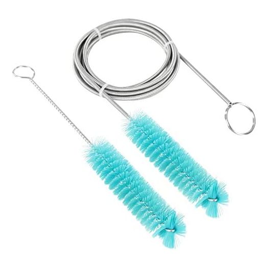 Vive CPAP Tube Cleaning Brush - Stainless Steel Cleaner for Mask and Pipe - Wire Bristle Solution - for 7 Foot Hose and 22 mm Diameter - Portable, Flexible and to Easily Clean Standard Tubing Kit