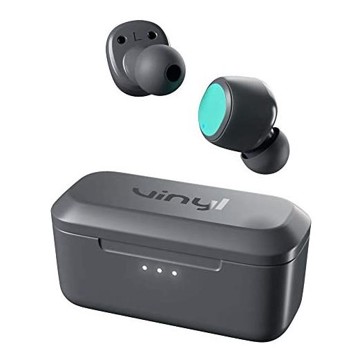Vinyl by Skullcandy True Wireless Bluetooth Earbuds Grey/Teal (V2VYW-N299)