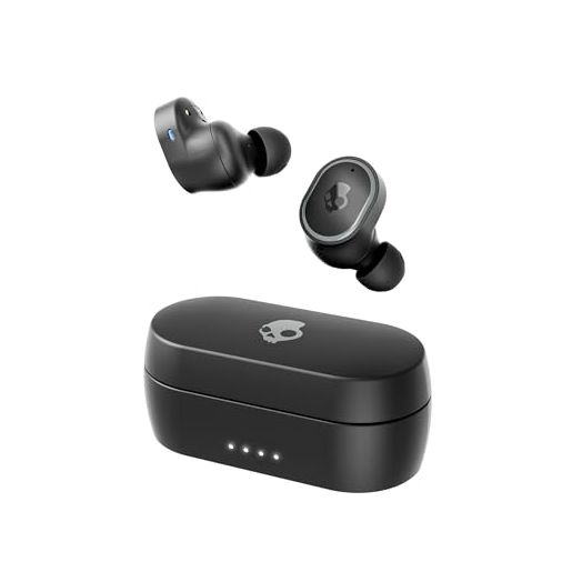Skullcandy Sesh ANC In-Ear Noise cancelling Wireless Earbuds, 32 Hr Battery, Microphone, Works with iPhone Android and Bluetooth Devices - Black