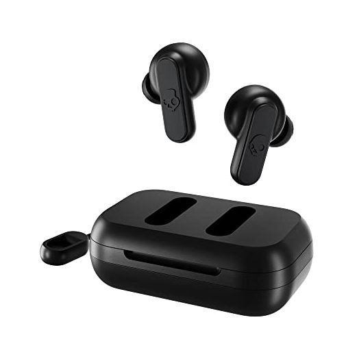 Skullcandy Dime 2 In-Ear Wireless Earbuds, 12 Hr Battery, Microphone, Works with iPhone Android and Bluetooth Devices - Black