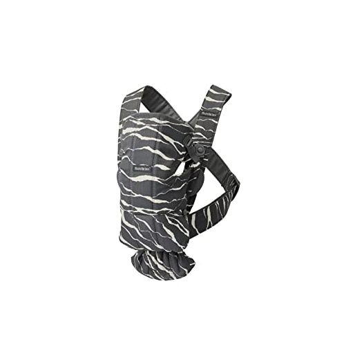 BabyBjörn Baby Carrier Mini, Cotton, Anthracite/Landscape Print