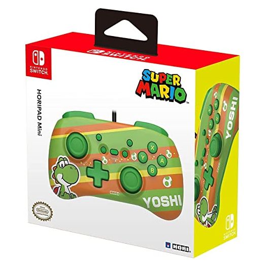 HORI Nintendo Switch HORIPAD Mini (Yoshi) Wired Controller Pad - Officially Licensed By Nintendo
