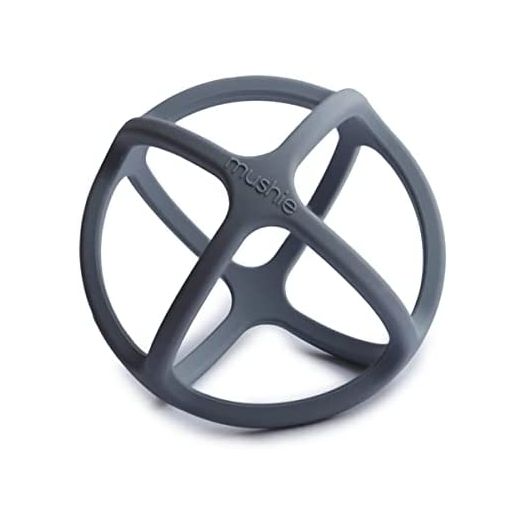 mushie Silicone Baby Teether Ball Toy (Tradewinds)